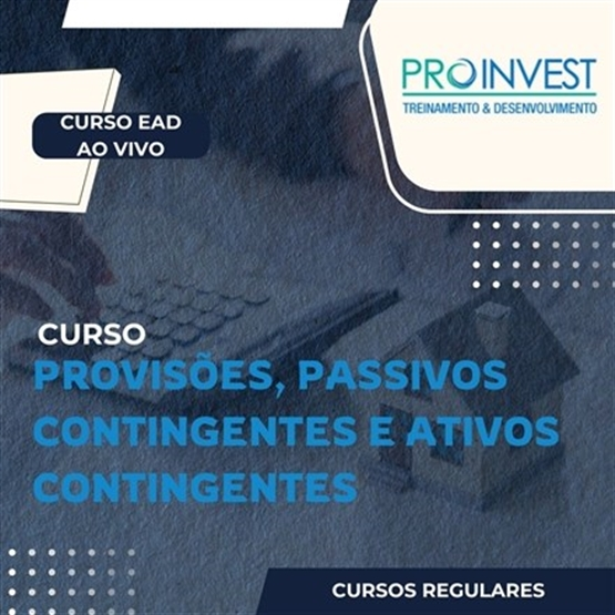 Curso Provisões, Passivos Contingentes e Ativos Contingentes